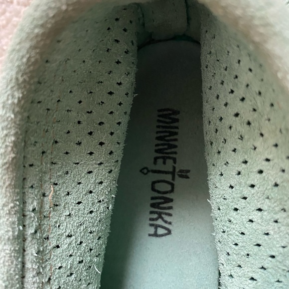 Minnetonka Mint Venice Perforated Bootie - Picture 8 of 9